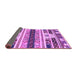 Sideview of Abstract Purple Modern Rug, abs1793pur