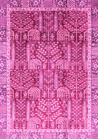 Abstract Pink Modern Rug, abs1794pnk