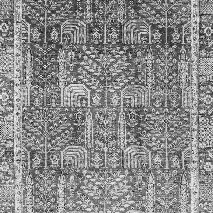 Machine Washable Abstract Gray Modern Rug, wshabs1794gry