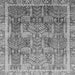 Square Abstract Gray Modern Rug, abs1794gry