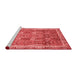 Modern Red Washable Rugs