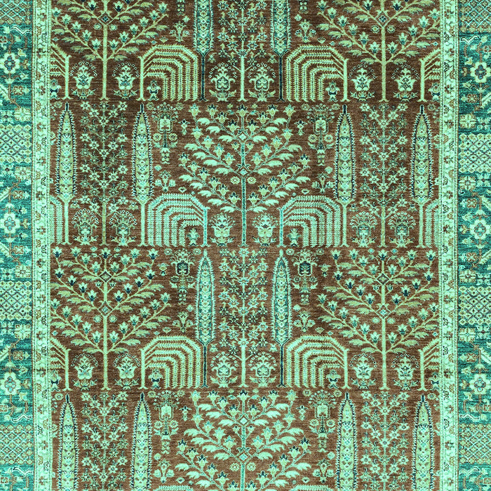 Abstract Turquoise Modern Rug, abs1794turq
