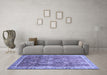 Machine Washable Abstract Blue Modern Rug in a Living Room, wshabs1794blu