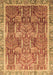 Abstract Brown Modern Rug, abs1794brn