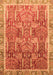 Machine Washable Abstract Orange Modern Area Rugs, wshabs1794org