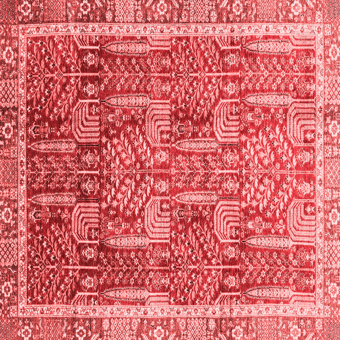 Abstract Red Modern Rug, abs1794red