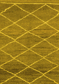 Abstract Yellow Modern Rug, abs1795yw