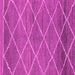 Square Abstract Pink Modern Rug, abs1795pnk