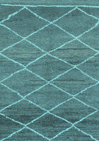 Abstract Light Blue Modern Rug, abs1795lblu