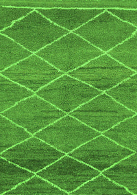 Abstract Green Modern Rug, abs1795grn