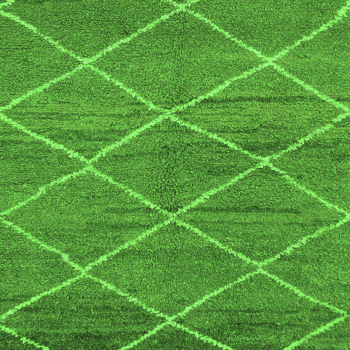 Abstract Green Modern Rug, abs1795grn