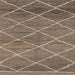 Square Abstract Camel Brown Modern Rug, abs1795