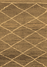 Abstract Brown Modern Rug, abs1795brn