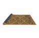 Sideview of Abstract Brown Modern Rug, abs1795brn