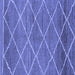 Square Abstract Blue Modern Rug, abs1795blu