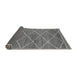 Sideview of Abstract Gray Modern Rug, abs1795gry