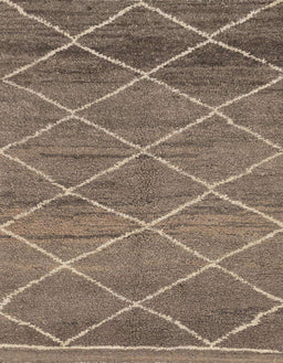 Abstract Camel Brown Modern Rug, abs1795