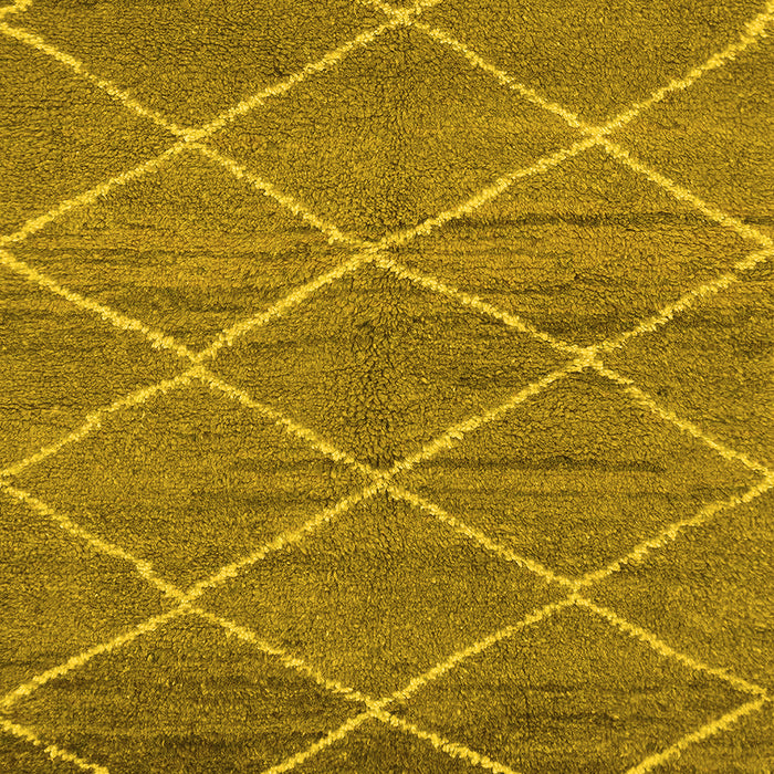 Machine Washable Abstract Yellow Modern Rug, wshabs1795yw