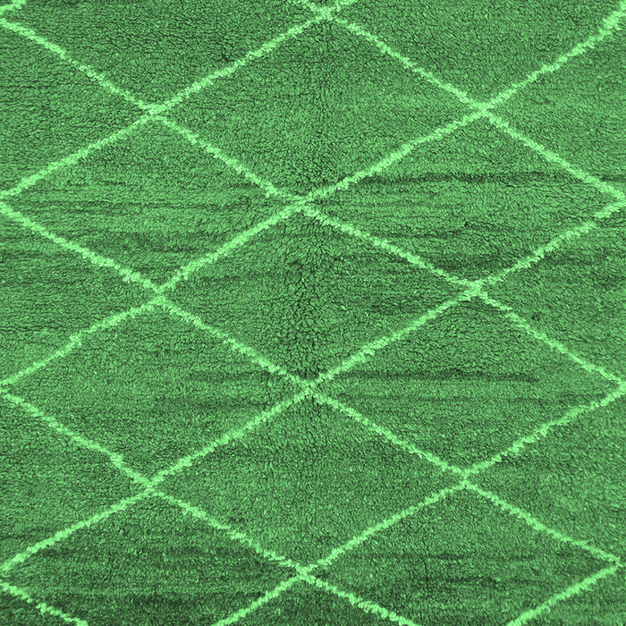 Abstract Emerald Green Modern Rug, abs1795emgrn