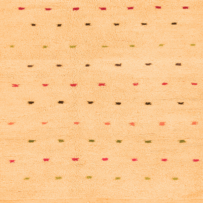 Square Machine Washable Solid Orange Modern Area Rugs, wshabs1796org