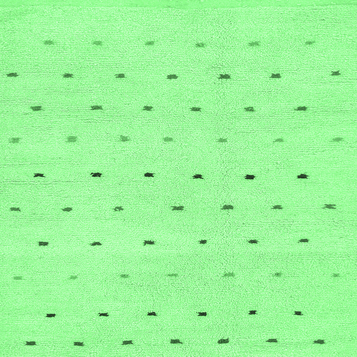 Square Solid Emerald Green Modern Rug, abs1796emgrn