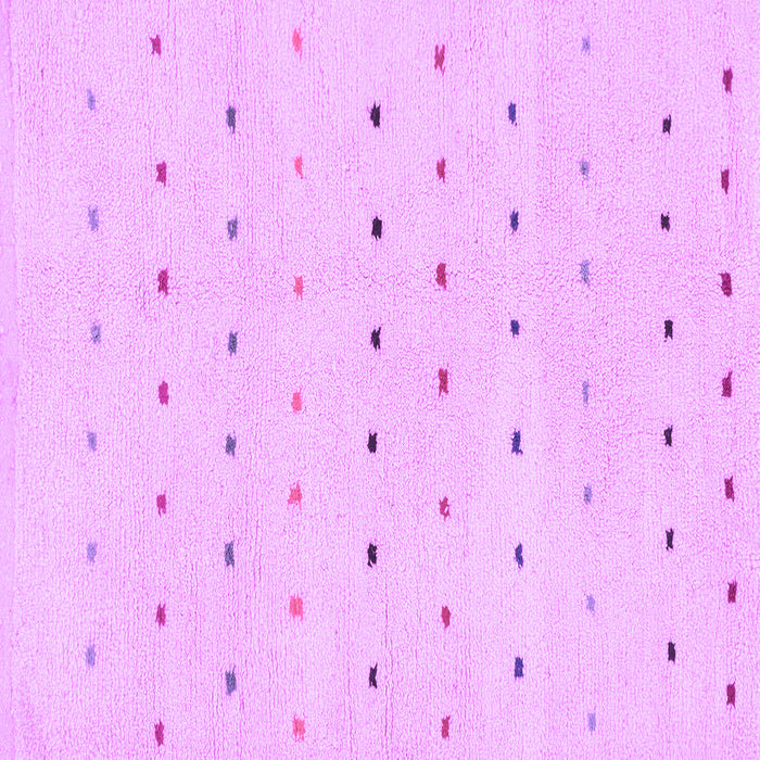 Square Solid Purple Modern Rug, abs1796pur