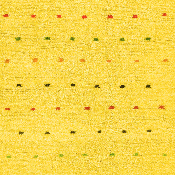 Solid Yellow Modern Rug, abs1796yw