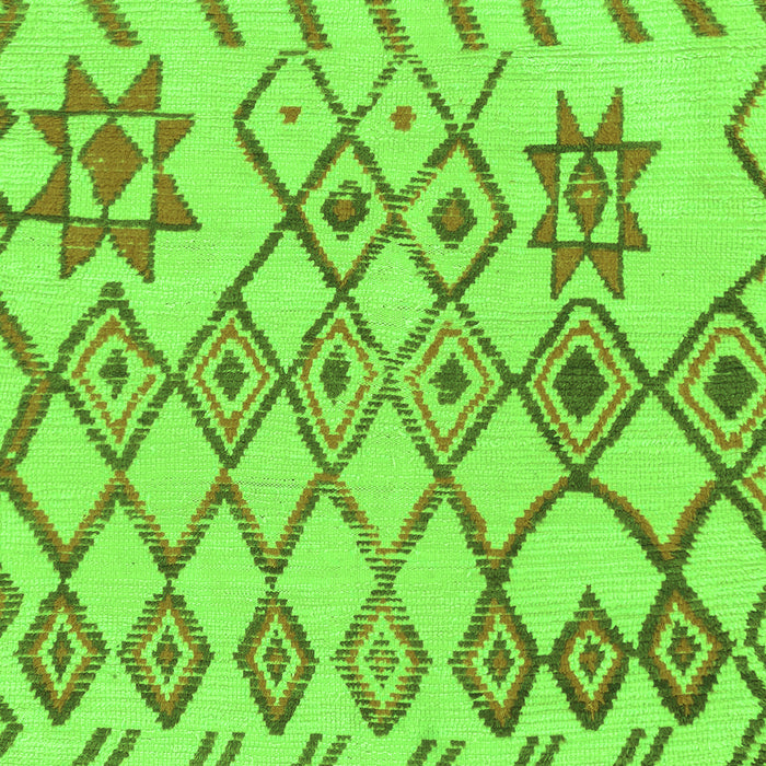 Machine Washable Solid Green Modern Area Rugs, wshabs1797grn