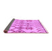 Sideview of Solid Purple Modern Rug, abs1797pur