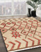 Abstract Chocolate Brown Solid Rug in Family Room, abs1797