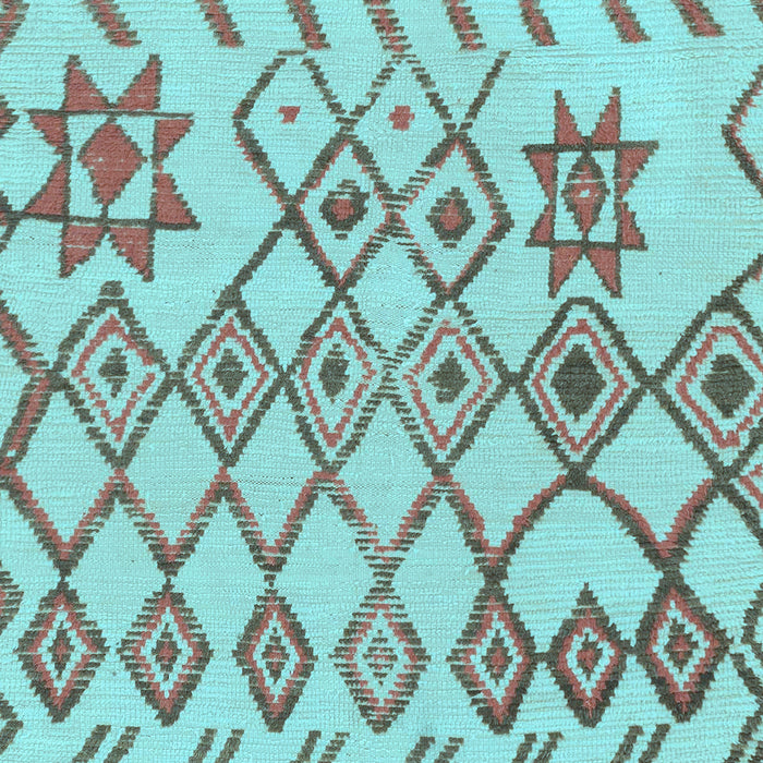 Machine Washable Solid Light Blue Modern Rug, wshabs1797lblu