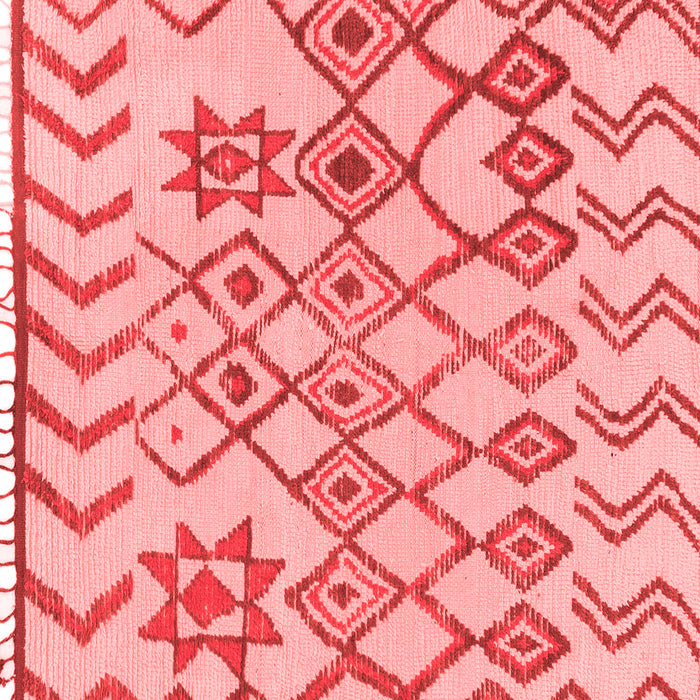 Solid Red Modern Rug, abs1797red