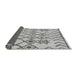 Sideview of Solid Gray Modern Rug, abs1797gry