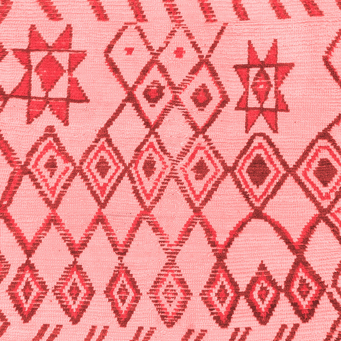 Machine Washable Solid Red Modern Rug, wshabs1797red