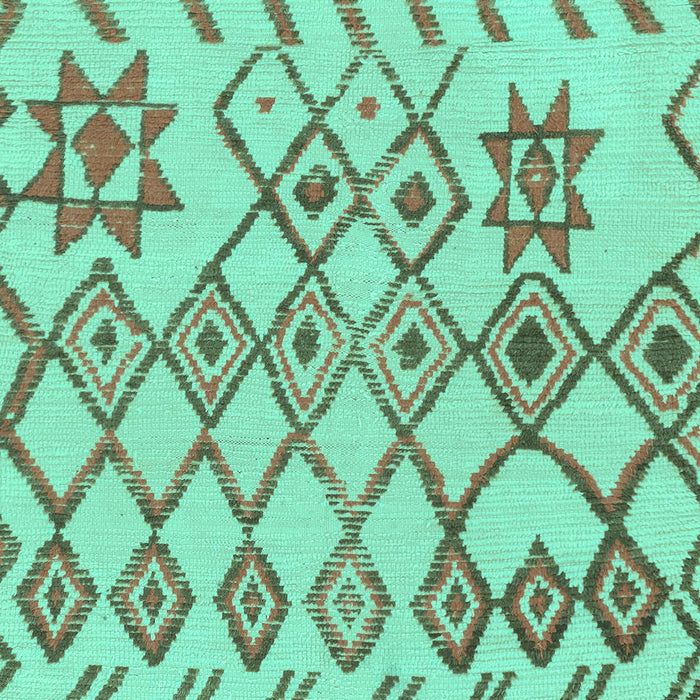 Solid Turquoise Modern Rug, abs1797turq