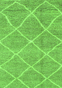 Abstract Green Modern Rug, abs1798grn