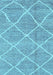 Machine Washable Abstract Light Blue Modern Rug, wshabs1798lblu