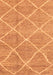 Machine Washable Abstract Orange Modern Area Rugs, wshabs1798org