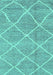 Abstract Turquoise Modern Rug, abs1798turq