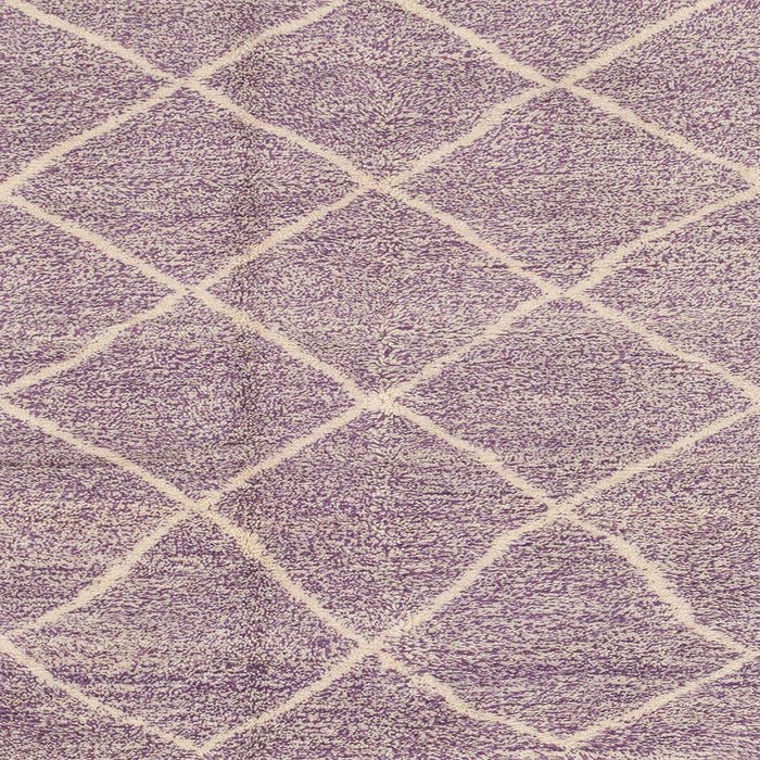 Square Machine Washable Abstract Rose Dust Purple Rug, wshabs1798