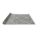 Sideview of Abstract Gray Modern Rug, abs1798gry