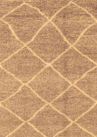 Abstract Brown Modern Rug, abs1798brn