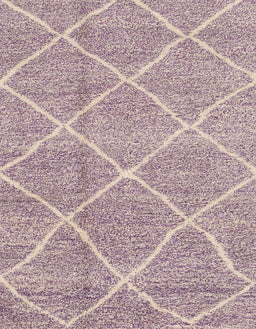 Machine Washable Abstract Rose Dust Purple Rug, wshabs1798