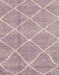 Machine Washable Abstract Rose Dust Purple Rug, wshabs1798