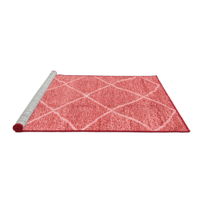 Modern Red Washable Rugs