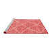 Modern Red Washable Rugs