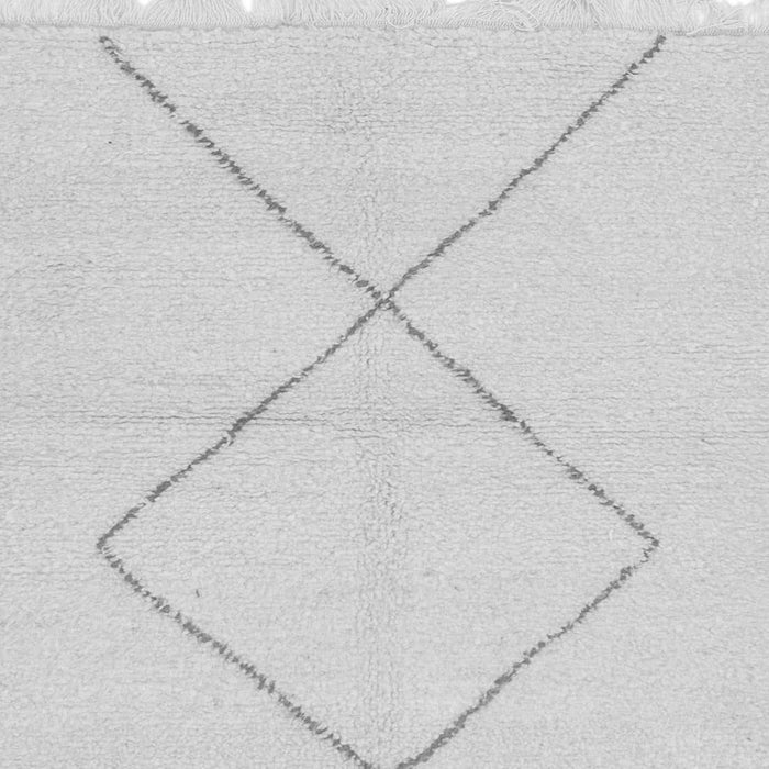 Square Solid Gray Modern Rug, abs1799gry