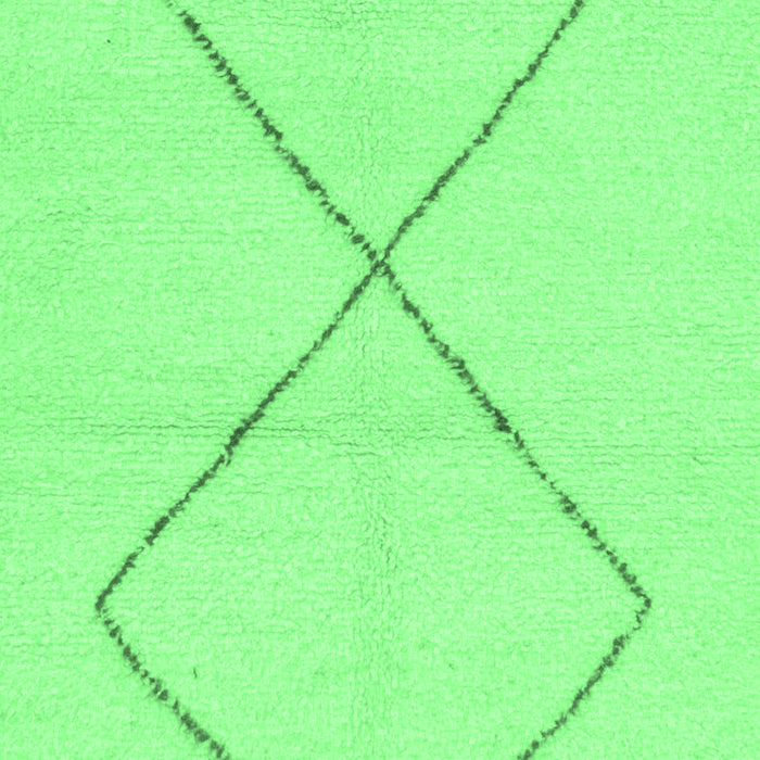 Solid Emerald Green Modern Rug, abs1799emgrn