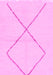 Solid Pink Modern Rug, abs1799pnk