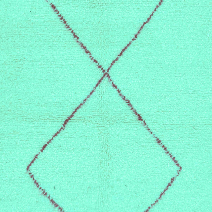 Machine Washable Solid Turquoise Modern Area Rugs, wshabs1799turq